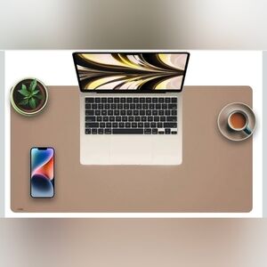 ARK Vegan Leather Desk Mat Waterproof Desk Pad Protector